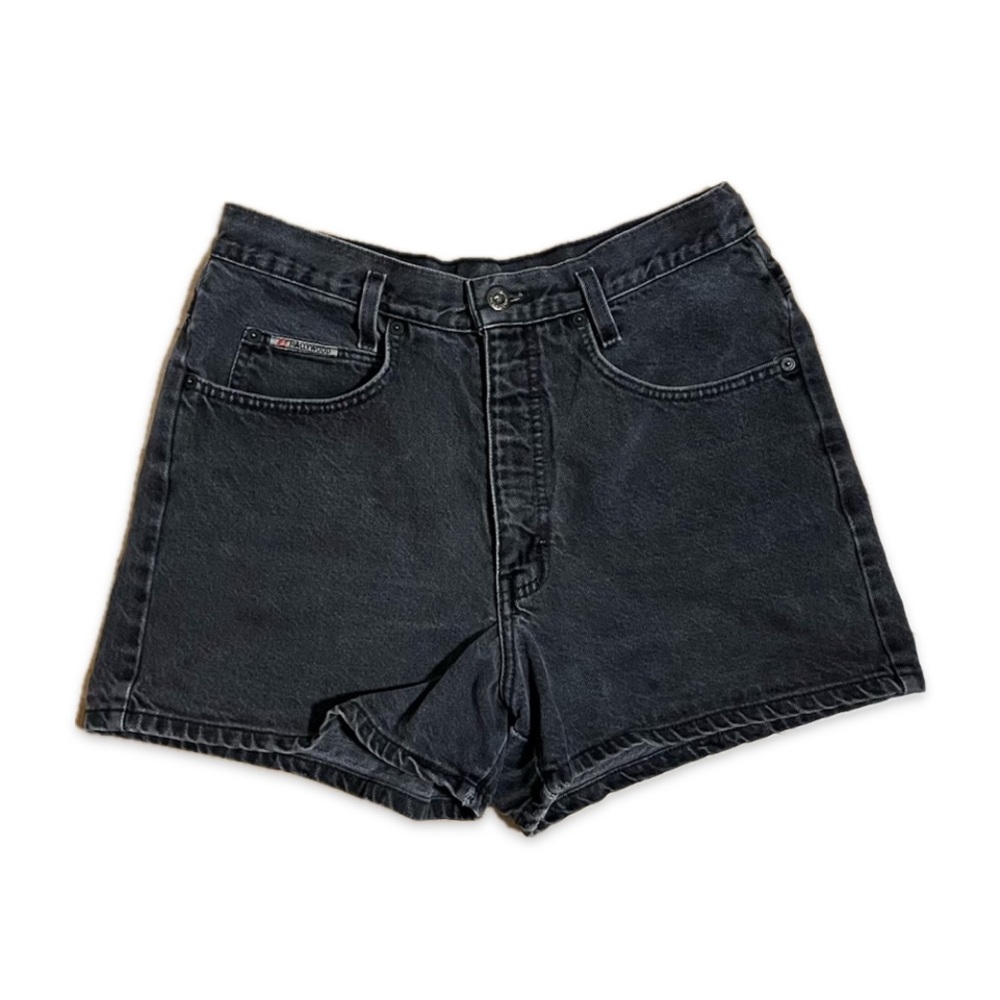Vintage denim high waisted shorts